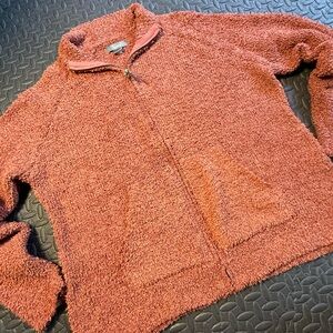 Natural Reflections Women's Rust Cozy Cardigan Size XL